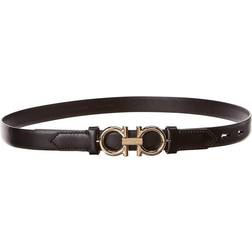 Ferragamo Gancini Slim Leather Belt - Women's