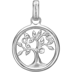 Christina Jewelry Tree Of Life Pendant & Necklace - Silver/Topaz