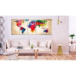 Arkiio Bright Continents 225x90 Tavla