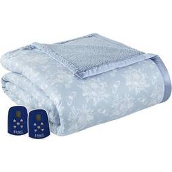 Micro Flannel Electric Heated Blankets Blue (256.54x228.6cm)