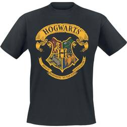 Harry Potter Hogwarts Crest T-Shirt - Schwarz