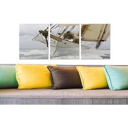 CANVASTAVLA Nautical 3-pack Flerfärgad 20x50 cm Tavla