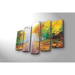 CANVASTAVLA 5-pack Flerfärgad 19x60 cm Tavla