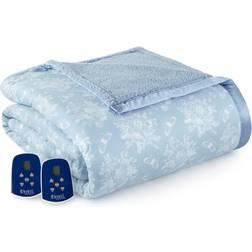 Micro Flannel Electric Heated Blankets Blue (228.6x)