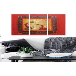 CANVASTAVLA Oriental 3-pack Flerfärgad 20x50 cm Tavla