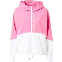 Under Armour Jakke med hætte Woven FZ Jacket-PNK 1369889-695 Størrelse