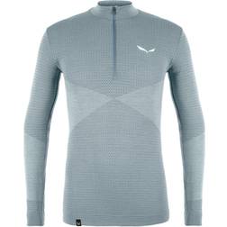 Salewa Zebru Responsive Zip Longsleeve - Blau