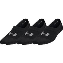 Under Armour Breathe Lite Ultra Low Socks 3-Pack - Black/Pitch Gray