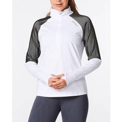 2XU Light Speed 1/2 Zip Juoksuet - Black/Silver Reflective