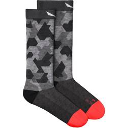 Salewa Chaussettes Pedroc Camo Merino Mid Homme - Black Out