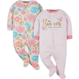 Gerber Princess Sleep N Play Footies - Pink