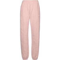 NIKE Women's Sportswear Essential Fleece Pants - Pink Oxford/White