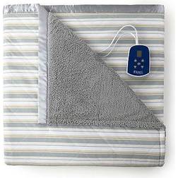 Micro Flannel Electric Heated Blankets Gray (228.6x213.36cm)