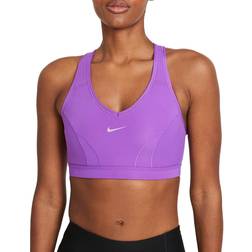 Nike bh W NK DF SWSH ICNCLSH VNECK BRA cz7712-528 Størrelse