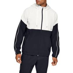 Under Armour Sweatshirt med hætte Athlete Recovery Woven Warm Up Top 1348196-002 Størrelse