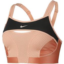 Nike Dri-FIT ADV Alpha High-Support Sports Bra - Madder Root/Light Madder Root/Atmosphere Logo