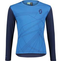 Scott Trail 10 DRI Junior Radtrikot Kinder - Blau