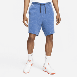 Nike Tech Fleece Shorts - Dark Marina Blue/Black