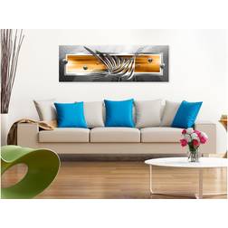 Arkiio Silver Wings (1 Part) Narrow Orange 120x40 Tavla