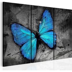 Arkiio The study of butterfly triptych 120x80 Tavla