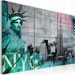 Arkiio NYC collage III 90x60 Tavla 90x90cm