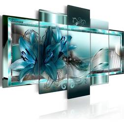 Arkiio Sky Blue Lilies 200x100 Tavla 200x100cm