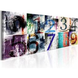 Arkiio Colourful Numbers 120x40 Tavla