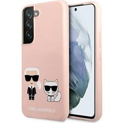 Karl Lagerfeld Silicone Ikonik & Choupette Skal Galaxy S22 Plus Rosa