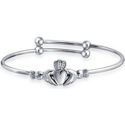 BLING Youth Claddagh Bangle Bracelet