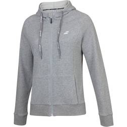 Babolat Exercise Sudadera Con Cremallera Mujeres - Grey Female