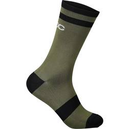 POC Lure MTB Sock Long - Epidote Green/Uranium Black