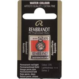 Rembrandt akvarelfarve half pan – Permanent Red Light 370