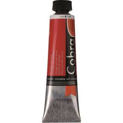 Cobra Artist Water Mixable Oil Colour Tube 40 ml Pyrrole Red Deep 345