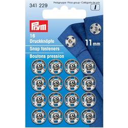 Prym tryckknappar 17 mm, Silverfärgade