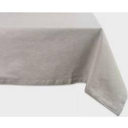 Design Imports Chambray Tablecloth Beige (264.16x152.4cm)