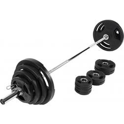 Gorilla Sports Skivstångspaket TriGrip 50mm 130kg Paket 130kg