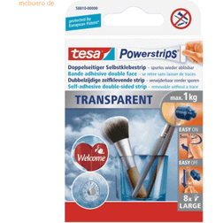 TESA Powerstrips Strips Transparent Large Tavelkrok