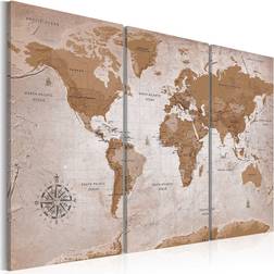 Arkiio Vintage Map Oriental Travels 90x60 Tavla 90x90cm