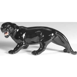 RBA Panter Smygande Liten Porslinsfigur 41x16cm Prydnadsfigur