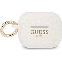 Guess Silicone Glitter Skal AirPods Pro Vit