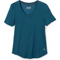 Smartwool Women's Merino Sport Ultralite V-Neck Short Sleeve Twilight