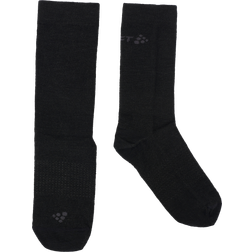 Craft Socken X2 Core Wolle - Schwarz