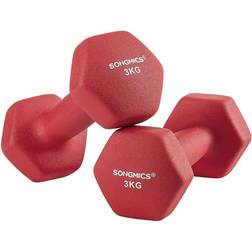 Songmics Hanteln 2er Set rot