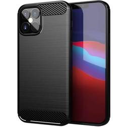 Hurtel Carbon series iPhone 12 Pro Max Skal Svart
