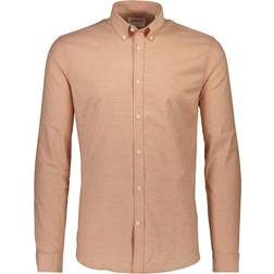 Lindbergh Oxford Superflex Shirt - Dusty Red