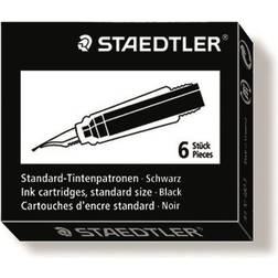Staedtler Tintenpatrone Standard-Format Schwarz 6 Stück