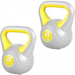 Gorilla Sports Kettlebell Fitness 2x4kg Pakke 8 kg
