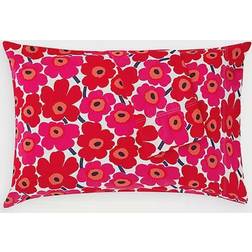 Marimekko Unikko Örngott Röd (66.04x50.8cm)