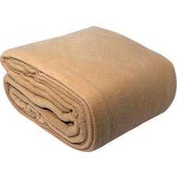 Supreme Plush Fleece Blankets Beige (274.32x228.6cm)