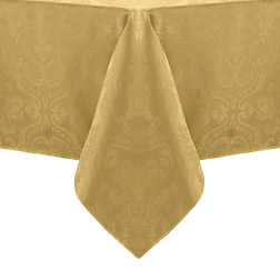 Elrene Home Fashions Caiden Elegance Tablecloth Gold (132.08x132.08)